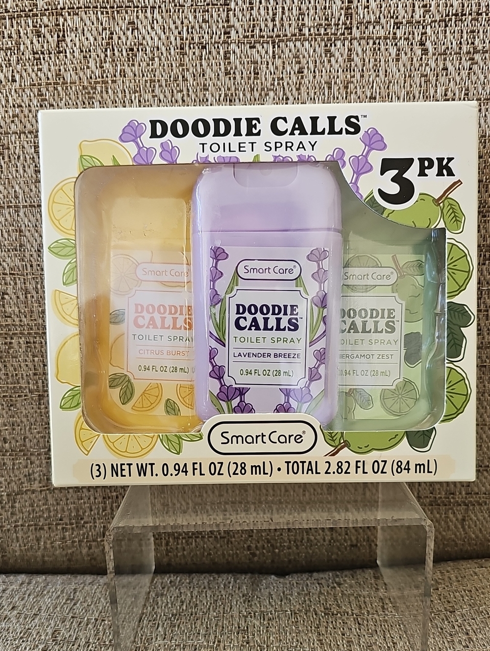 Doodie Calls 3-Pack Toilet Spray - Lavender, Citrus & Bergamot